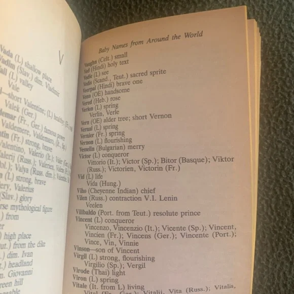 Baby Names From Around The World by Maxine Fields. 1985. Paperback. - Picture 4 of 6